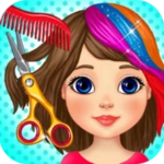 hair salon android application logo